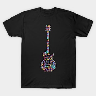 Guitar colorful vine T-Shirt